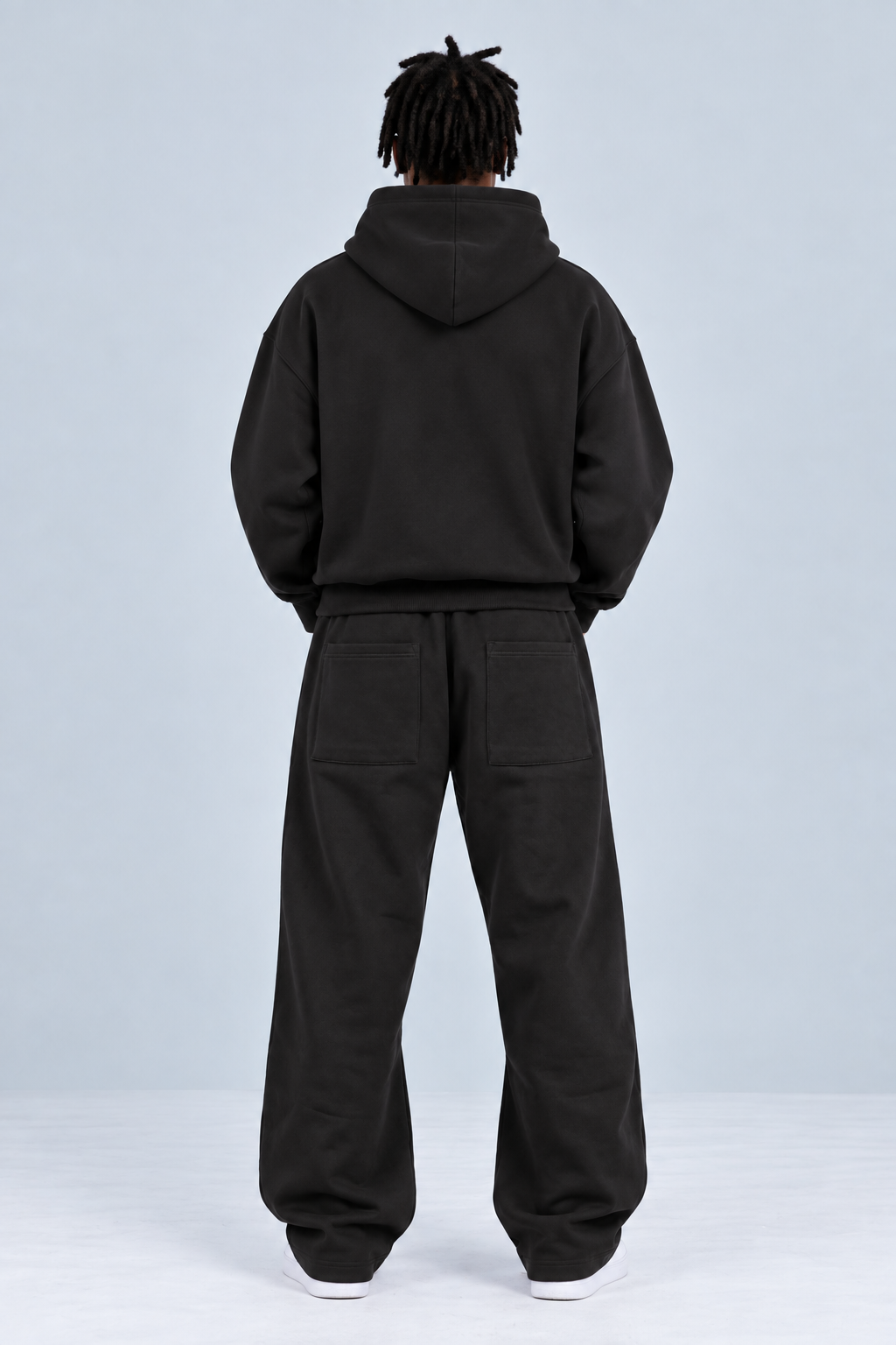 Two Black Baggy Sweatpants