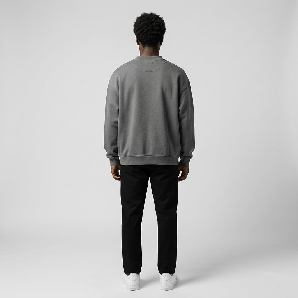 Worn-In Oversized Sweatshirt Grey