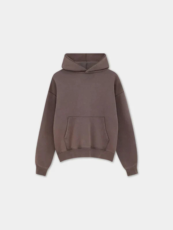 Minimal cropped hoodie for casual fashion