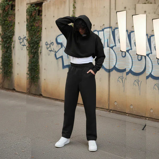 Black Baggy Sweatpants