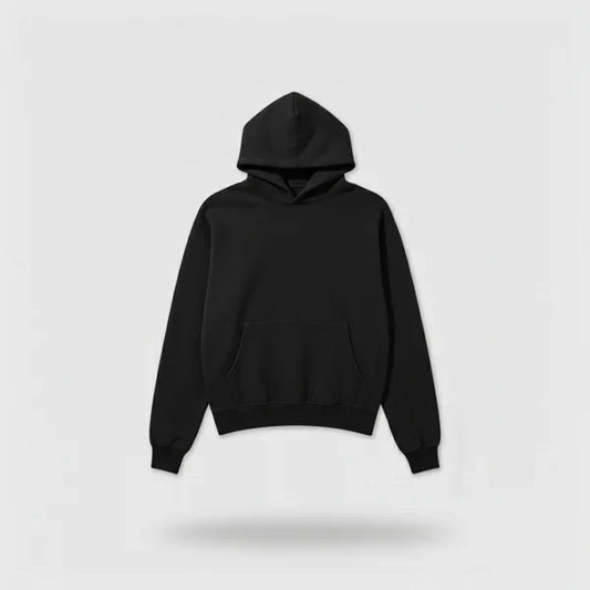 Plain Black Hoodie