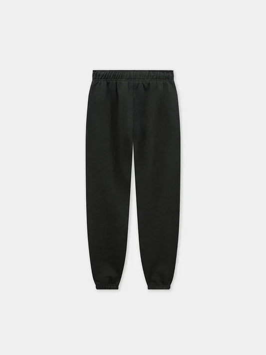 Comfort fit black sweatpants for men