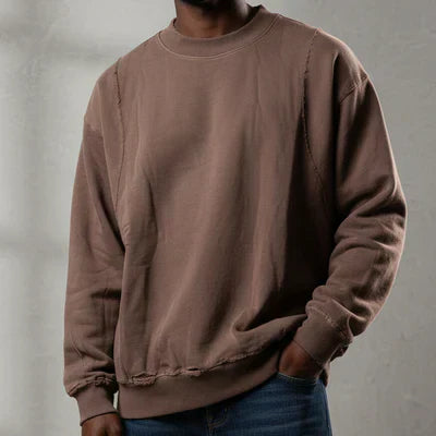 Oversized crewneck sweatshirt