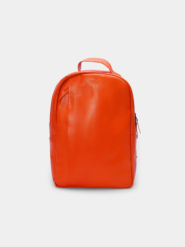 PUMPKIN POSH LEATHER BACKPACK