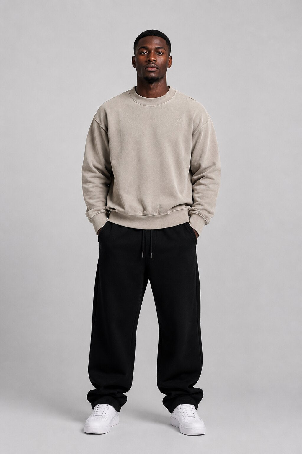 Worn-In Oversized Sweatshirt Shoe Grey