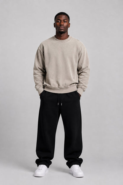 Worn-In Oversized Sweatshirt Shoe Grey