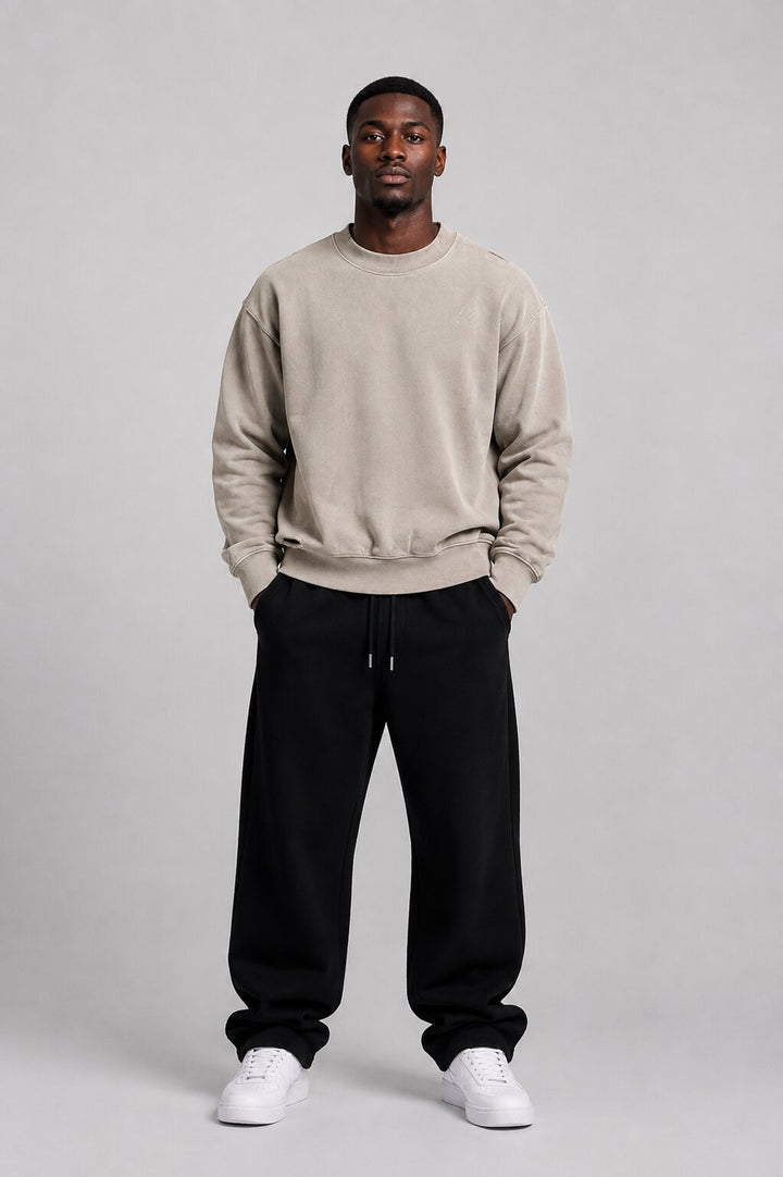 Worn-In Oversized Sweatshirt Shoe Grey