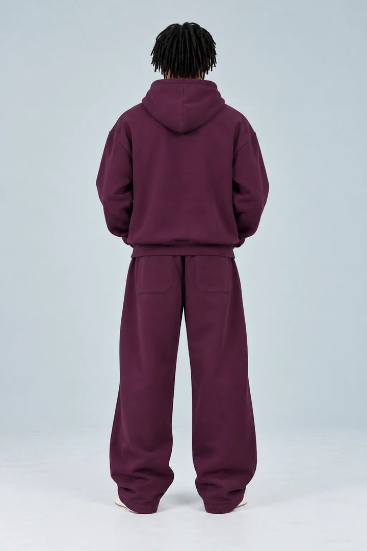 Drop Shoulder Hoodie Winter Bloom