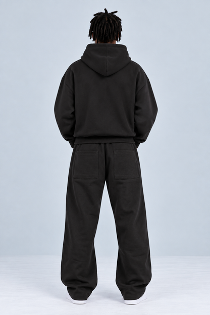 Two Black Baggy Sweatpants