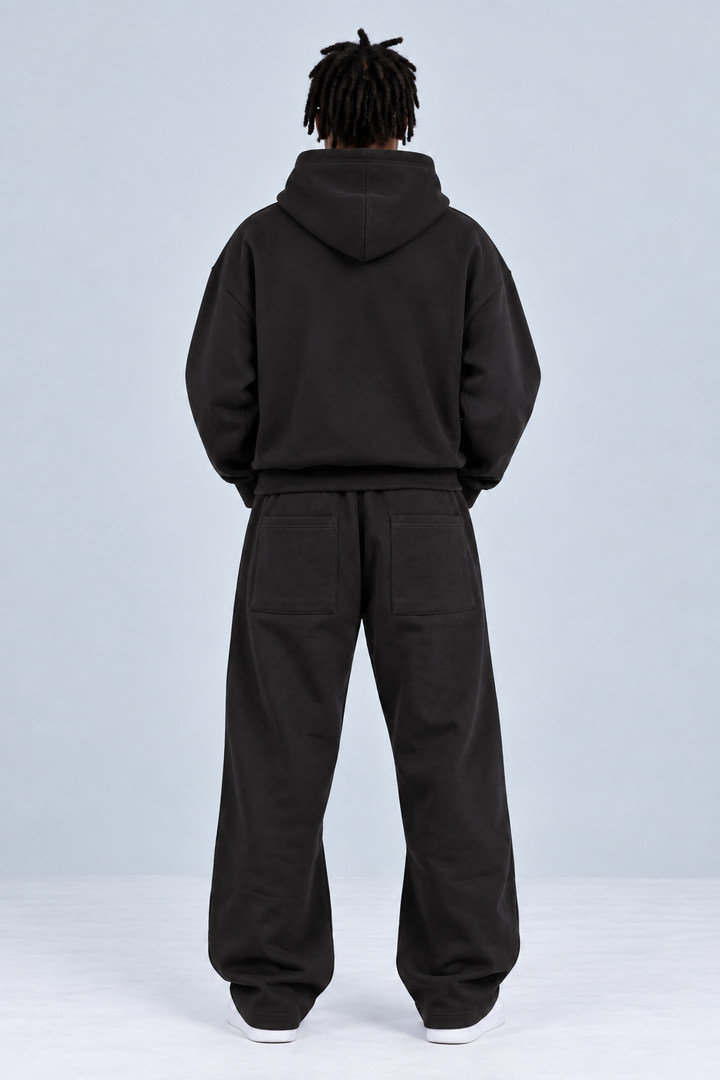 Two Black Baggy Sweatpants
