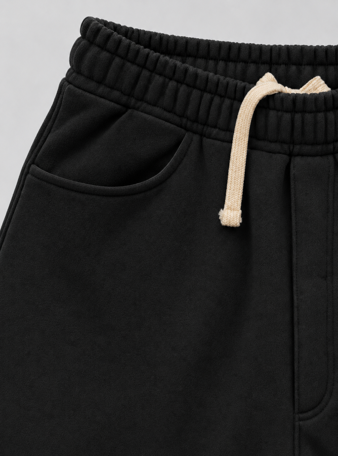 Three Black Baggy Sweatpants