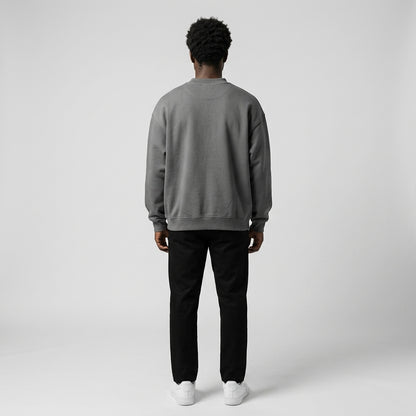 Worn-In Oversized Sweatshirt Grey