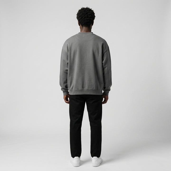 Worn-In Oversized Sweatshirt Grey