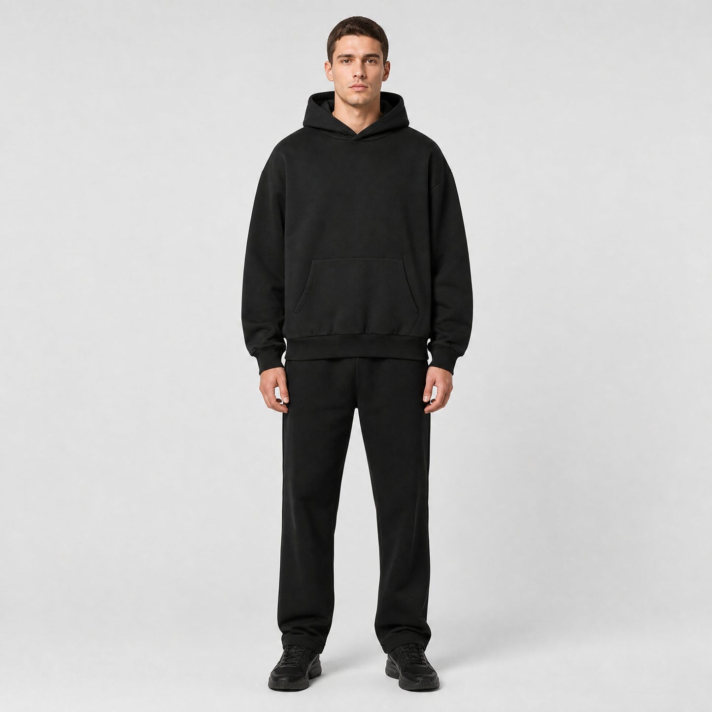 Drop-Shoulder Hoodie