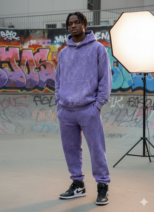 STORMY INDIGO HOODIE