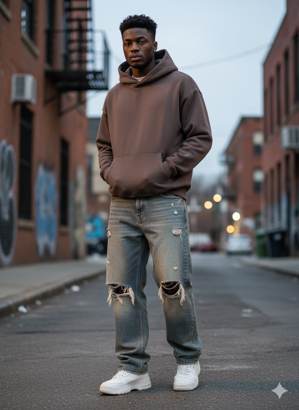 SMOKY QUARTZ RUST HOODIE
