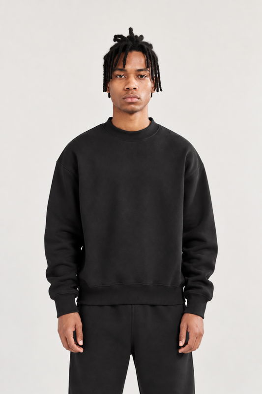 Oversized Sweatshirt Black