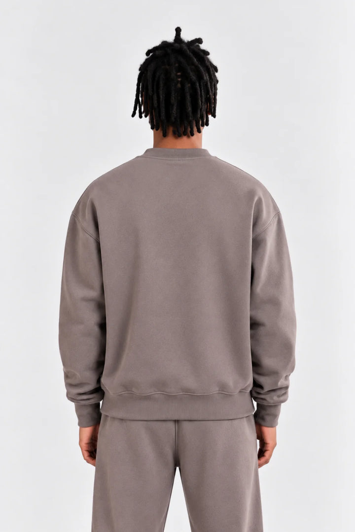Oversized Sweatshirt Warm Grey