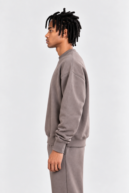 Oversized Sweatshirt Warm Grey