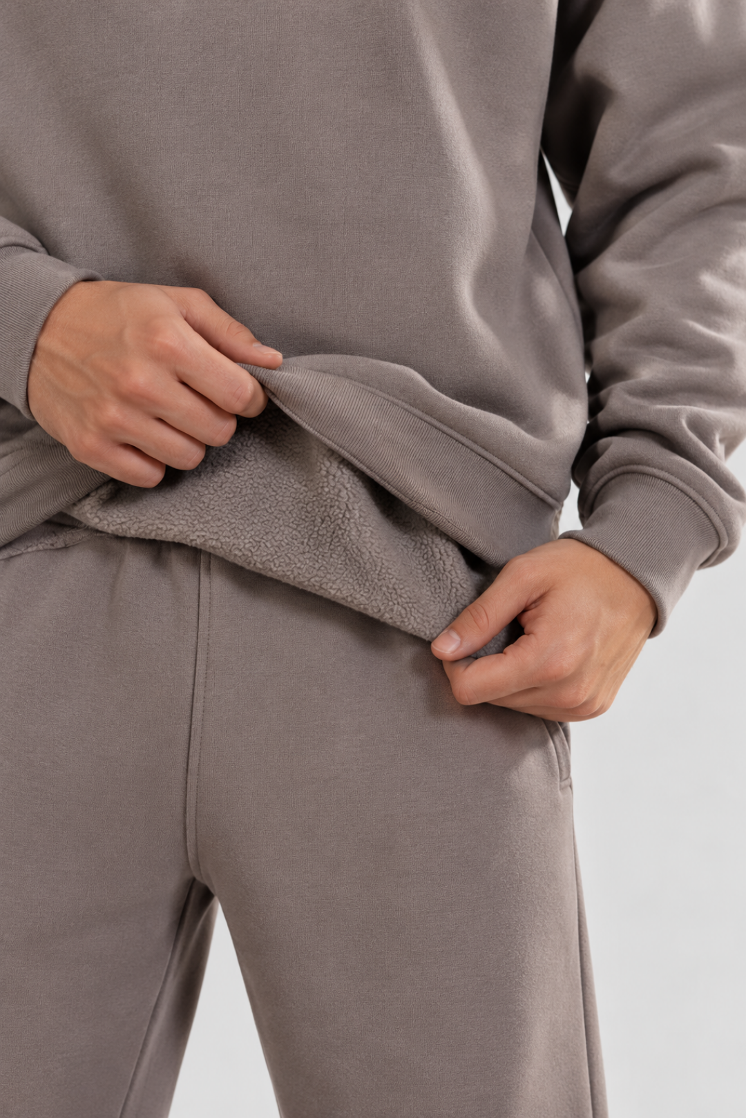 Oversized Sweatshirt Warm Grey