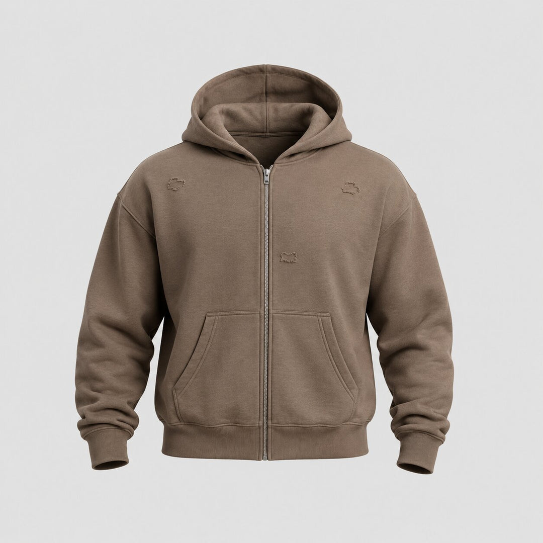 Worn-In Oversized Zipper