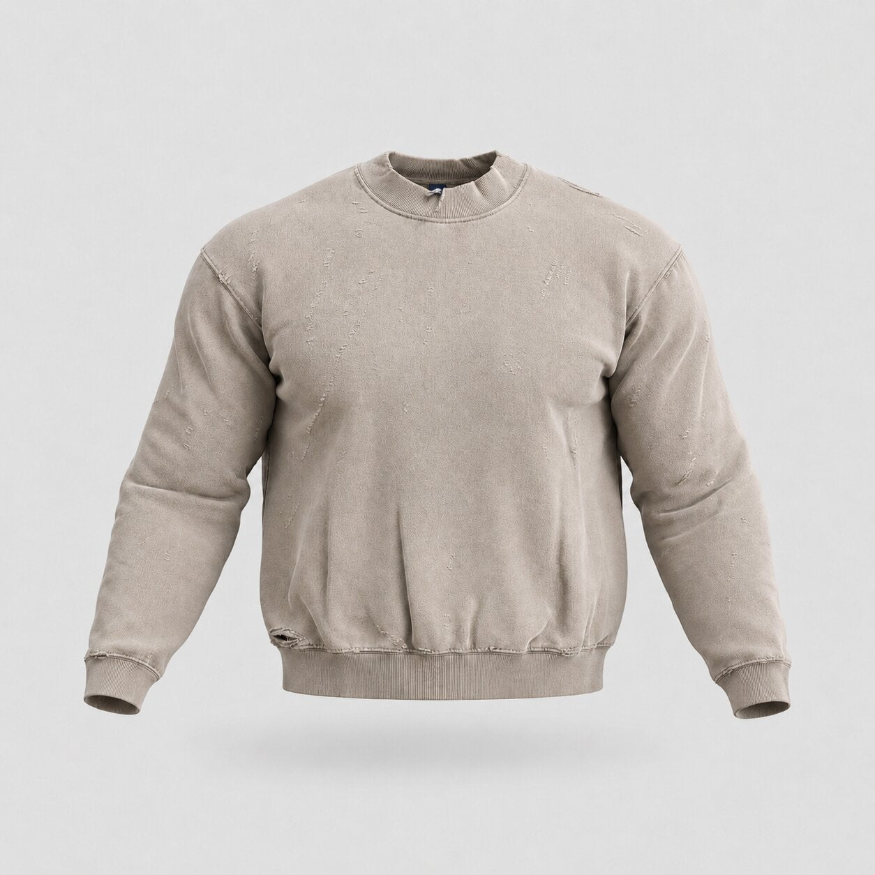 Worn-In Oversized Sweatshirt Shoe Grey