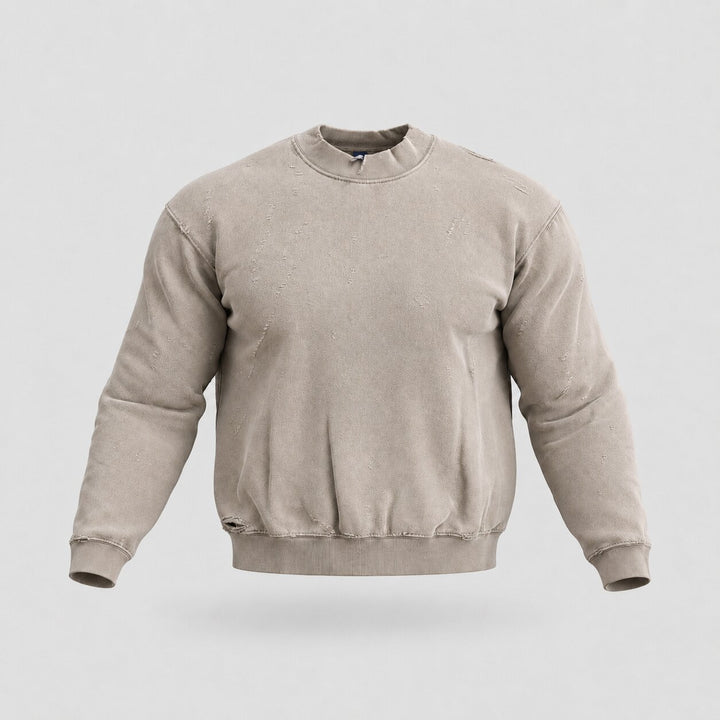 Worn-In Oversized Sweatshirt Shoe Grey