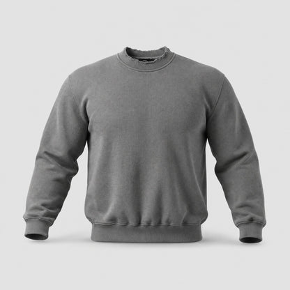 Worn-In Oversized Sweatshirt Grey