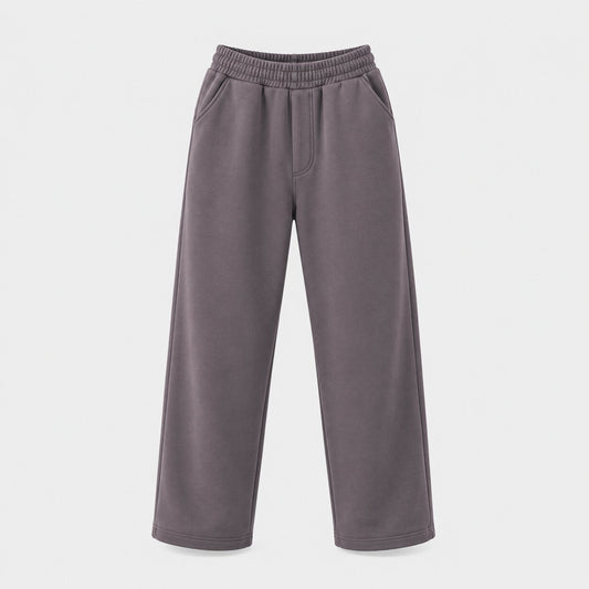 Warm Grey Baggy Sweatpants