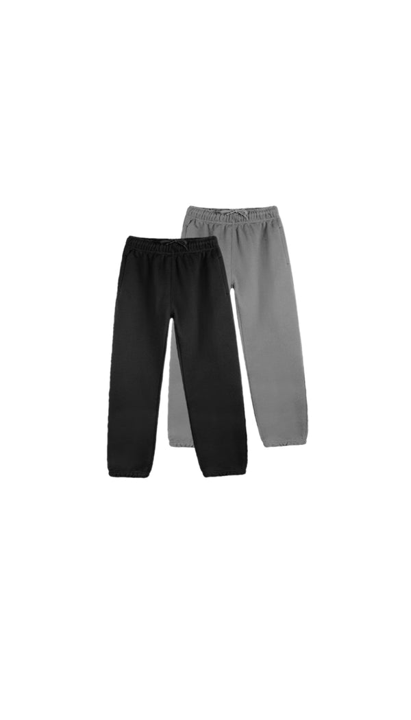 Bundle Baggy Sweatpants Black & Grey