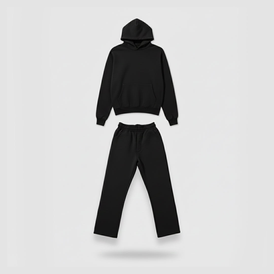 Bundle Black Oversized Sweatsuit