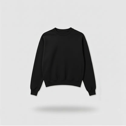 Black Oversized Sweatshirt