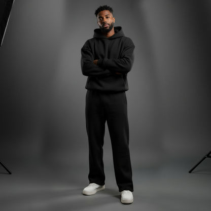 Bundle Black Oversized Sweatsuit