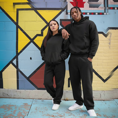 Bundle Black Oversized Sweatsuit