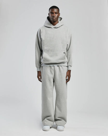 Grey Drop Shoulder Hoodie