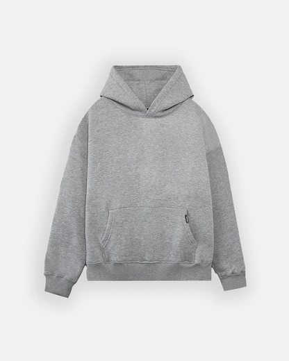 Grey Drop Shoulder Hoodie