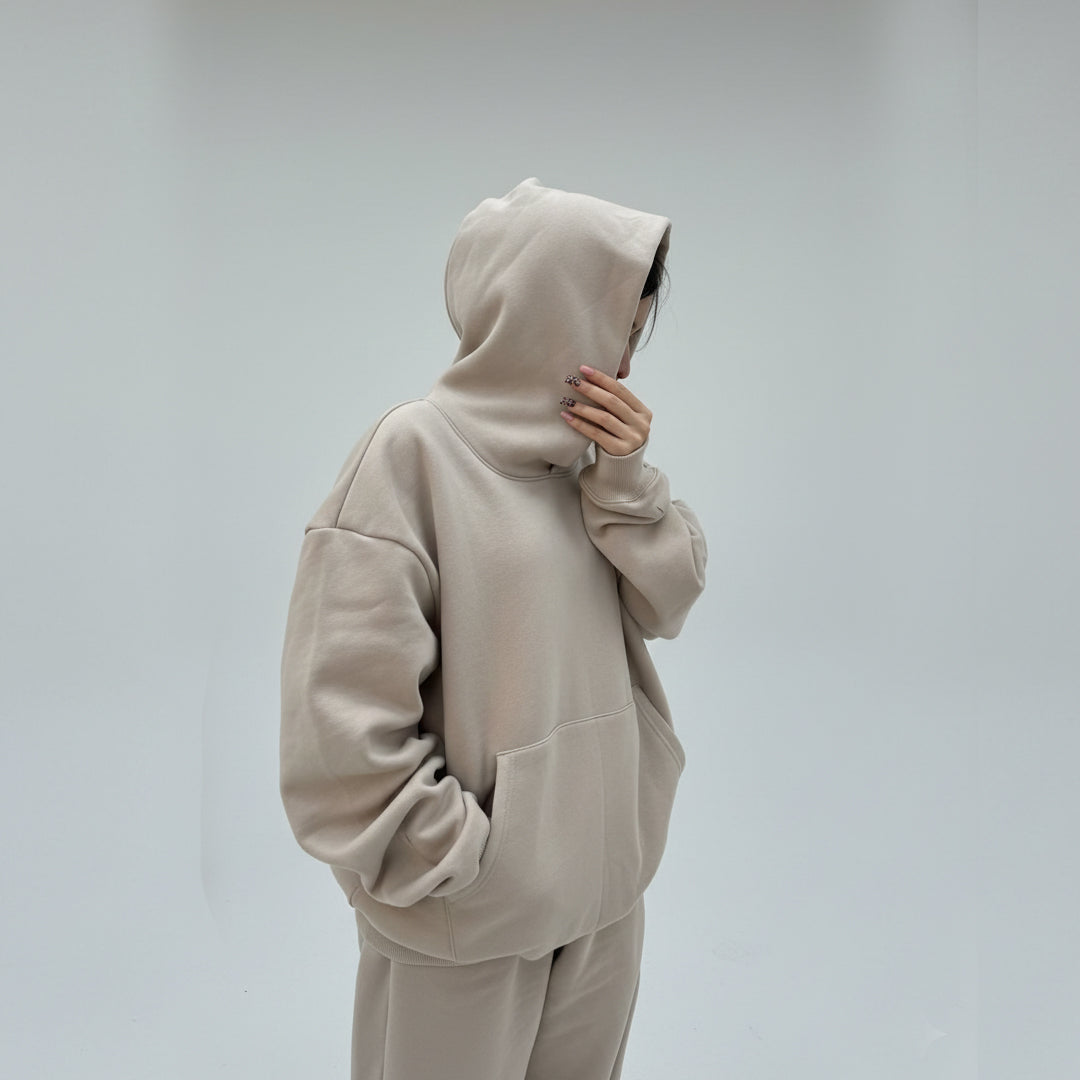 Heavyweight Oversized Hoodie Moon Beam Premium 14oz Streetwear