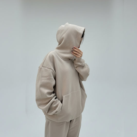 Heavyweight Oversized Hoodie Moon Beam Premium 14oz Streetwear