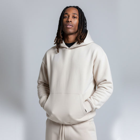 Heavyweight Oversized Hoodie Moon Beam Premium 14oz Streetwear