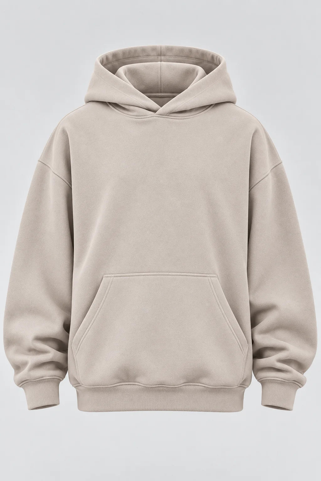Drop Shoulder Hoodie Moon Beam