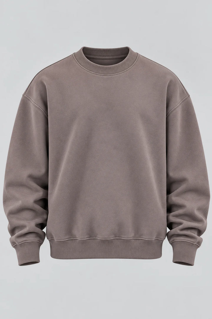 Oversized Sweatshirt Warm Grey
