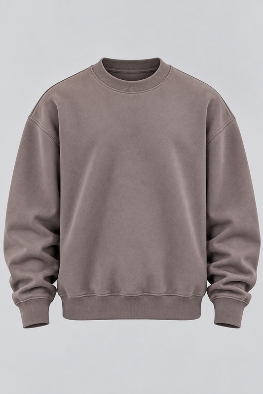 Oversized Sweatshirt Warm Grey