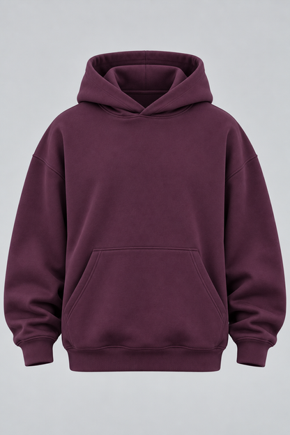 Drop Shoulder Hoodie Winter Bloom