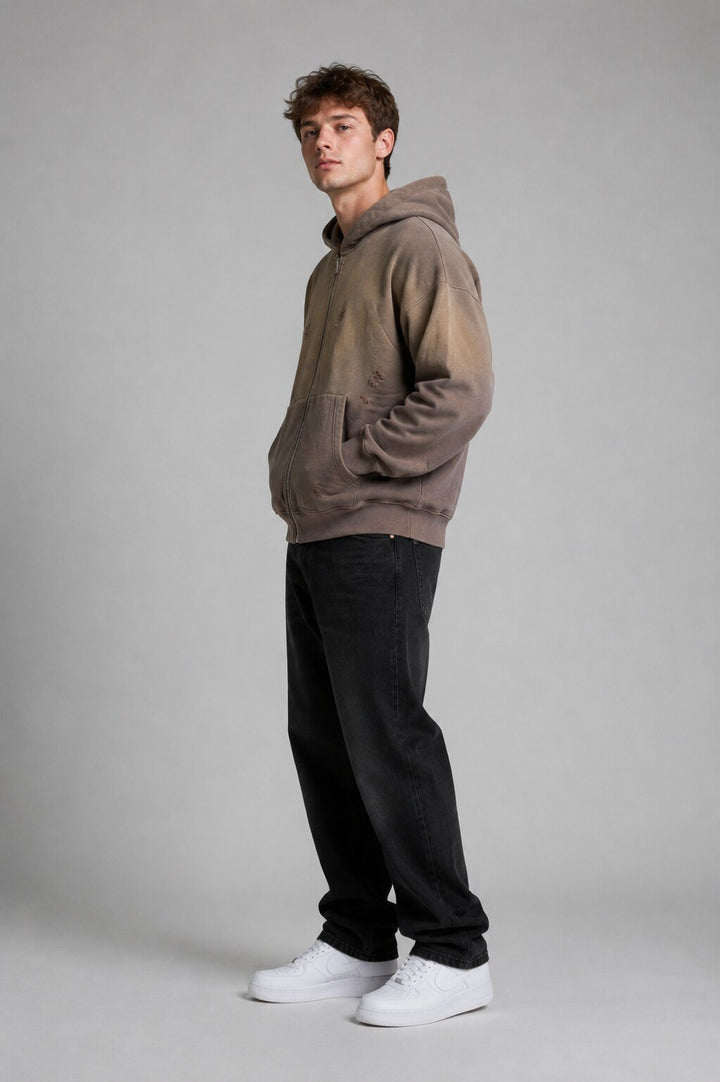 Sun-Faded Oversized Hoodie