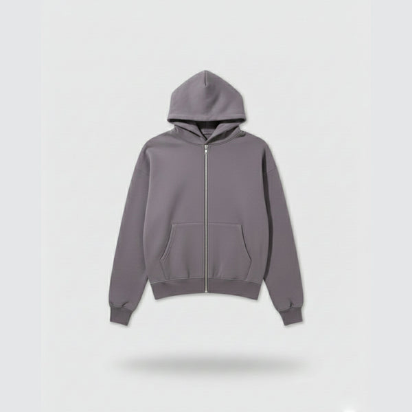 SMOKY QUARTZ  ZIPPER