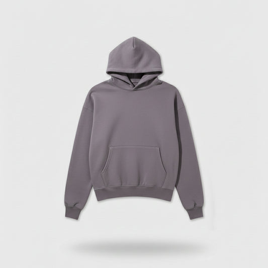 Warm Grey Oversized Hoodie