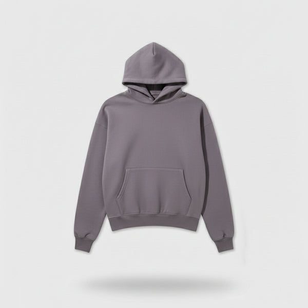 Warm Grey Oversized Hoodie