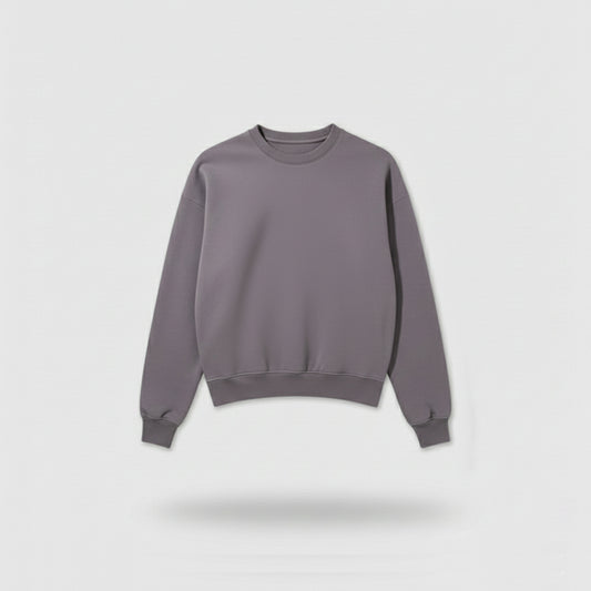 Warm Grey Oversized Sweatshirt