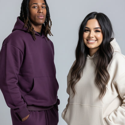 Heavyweight Oversized Hoodie Moon Beam Premium 14oz Streetwear
