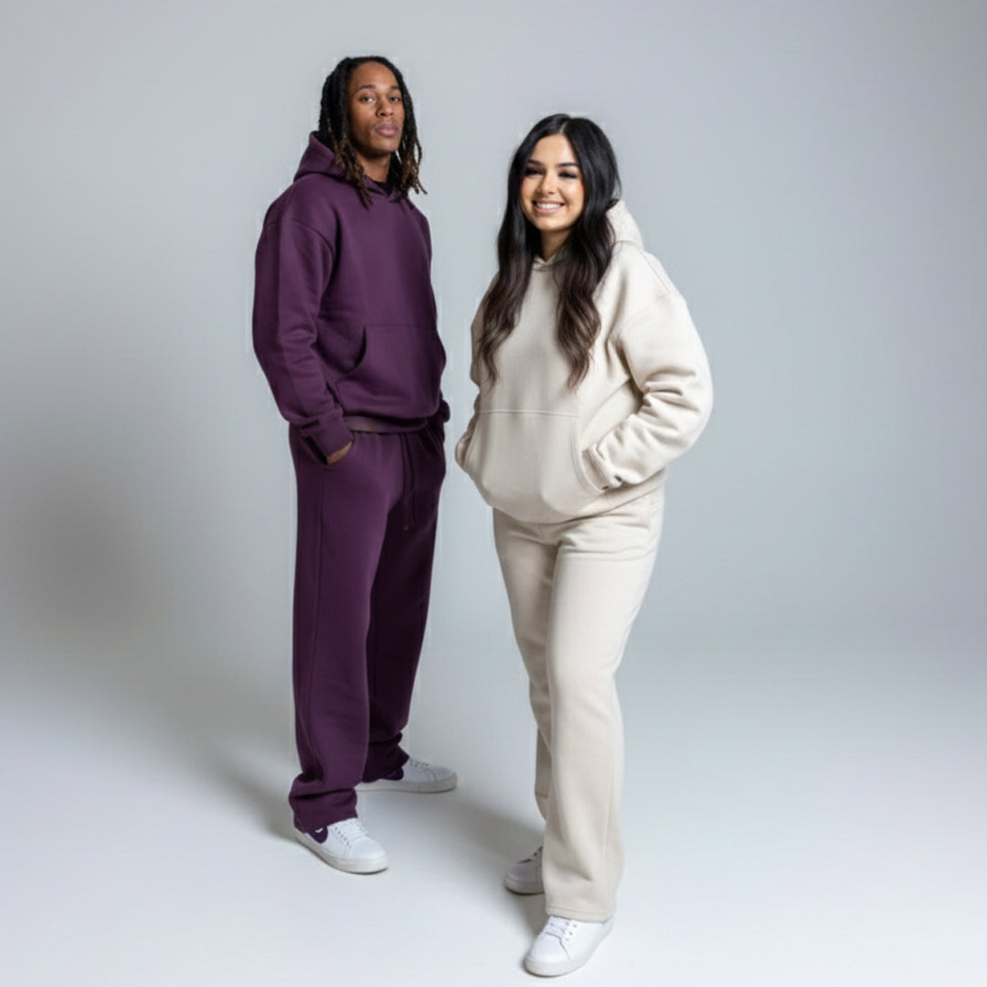Heavyweight Oversized Hoodie Moon Beam Premium 14oz Streetwear